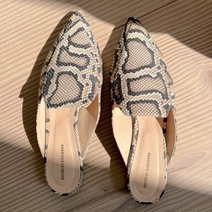 Nicholas Kirkwood snakeskin mules